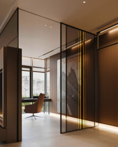 Visualization of glass design