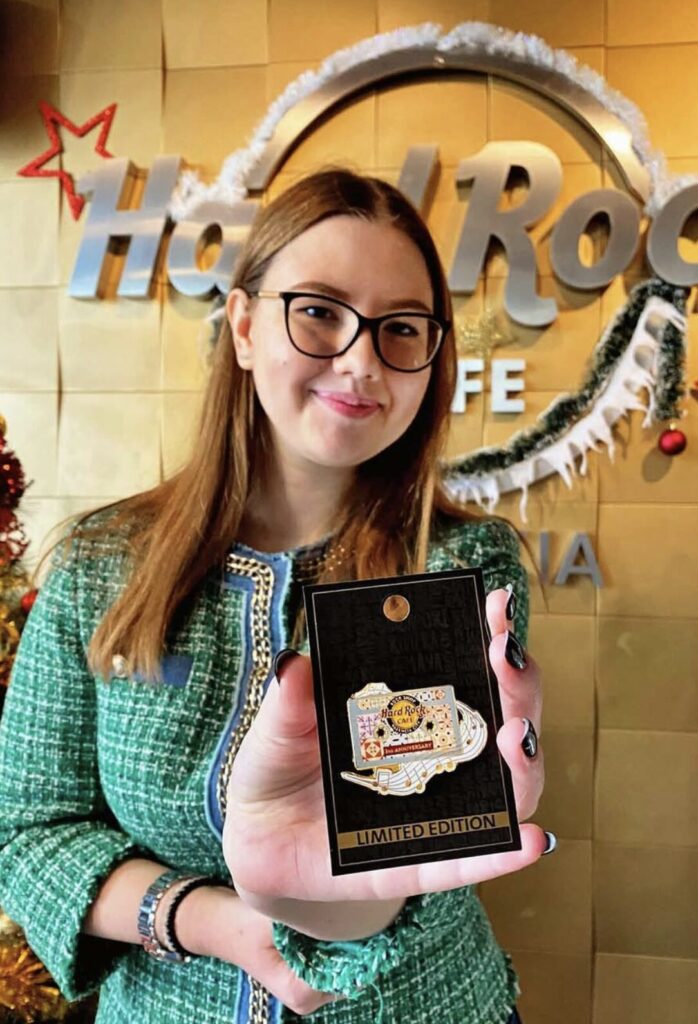 Anniversary Pin design Hard Rock Cafe Valencia