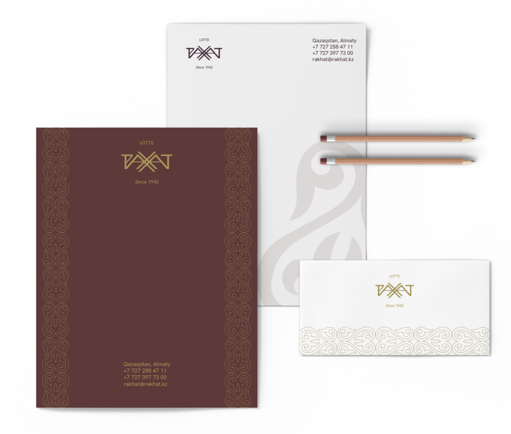 design for brand stationery